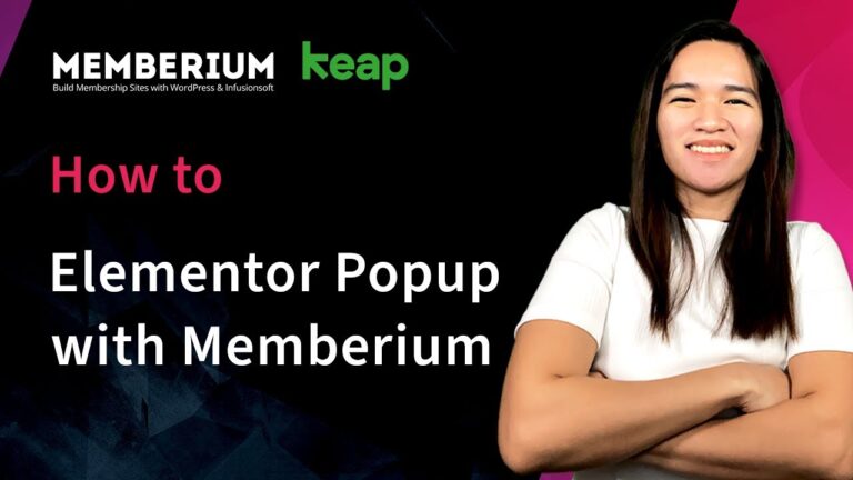 How to Setup and Trigger Elementor Popup with Memberium